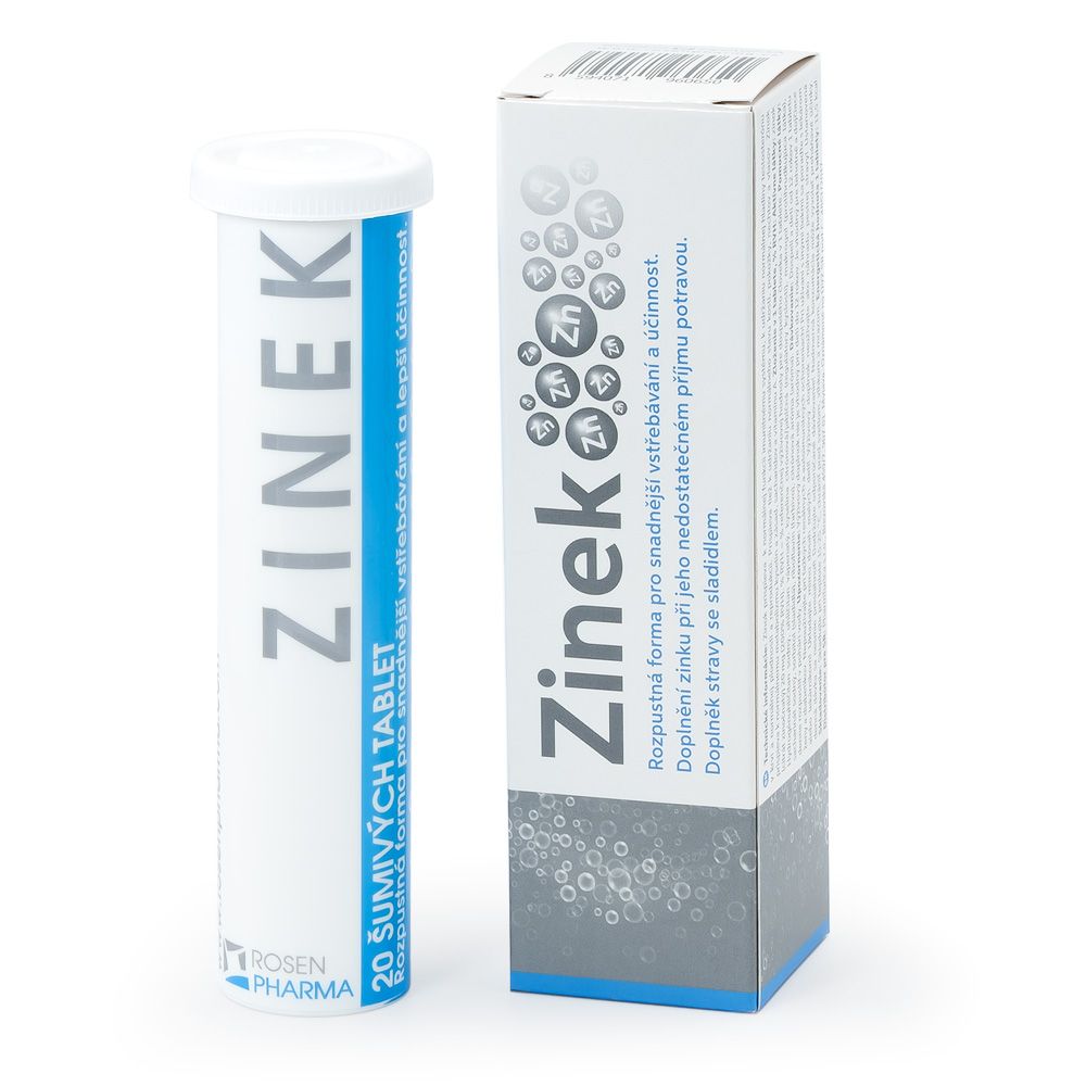 Zinek - šumivé tablety